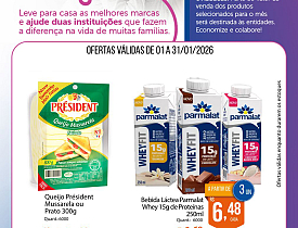 Compra Solidária de janeiro conta com os produtos da Lactalis Brasil