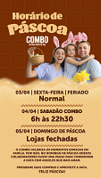  Horários do Feriado de Páscoa no Combo
