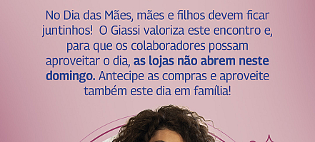 Combo fechado no Dia das Mães