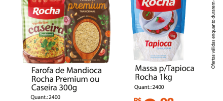Rocha Alimentos no projeto Compra Solidária de agosto